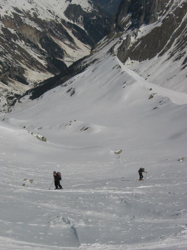 #1 Roc du Blanchon : La sortie, un peu raide Roc du Blanchon : La sortie, un peu raide