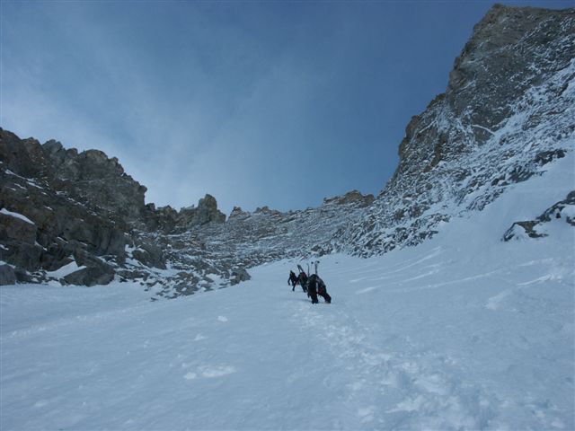 #4 Col du Glacier noir : Dans la grande pente du bas. Col du Glacier noir : Dans la grande pente du bas.