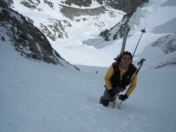 #5 col claire : yann en termine avec la pente finale col claire : yann en termine avec la pente finale