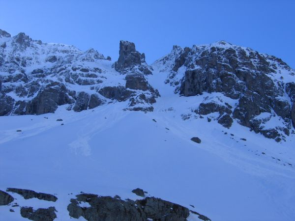 Couloir rectiligne : Ce n'est pas celui-ci ! Le bon est plus à gauche