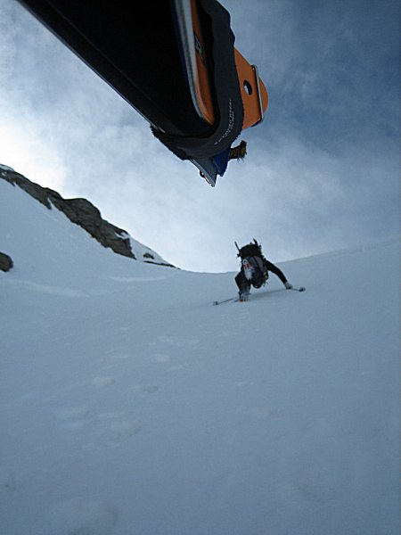 #5 Mick dans l Mick dans l'effort : Mick trace la sortie de la rampe, à 4 pattes ;o)