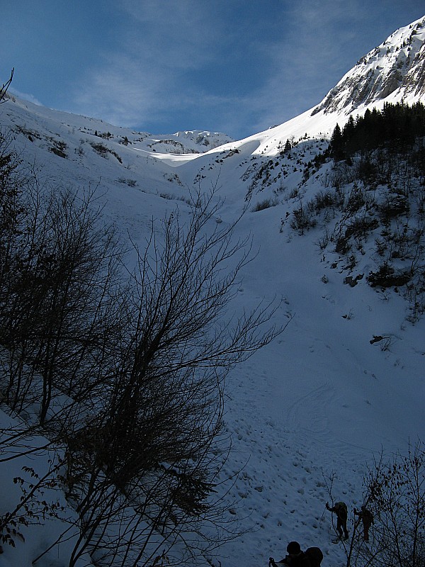 #3 Traversée de l Traversée de l'avalanche! : Traversée de la coulée de l'avalanche de la combe de la Lanche juste au niveau de la cote 1348m