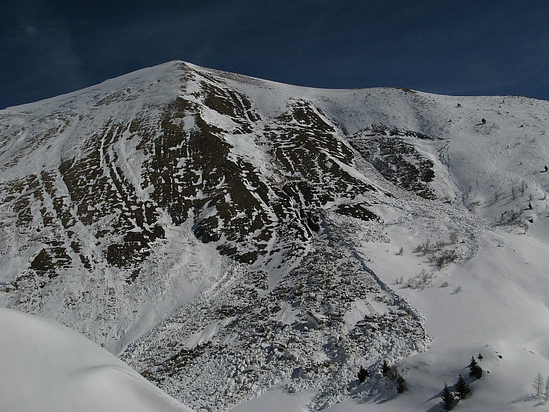 #6 Mont d Mont d'Armenaz : Ici on voie mieux tout la zone purgée, impressionnant!