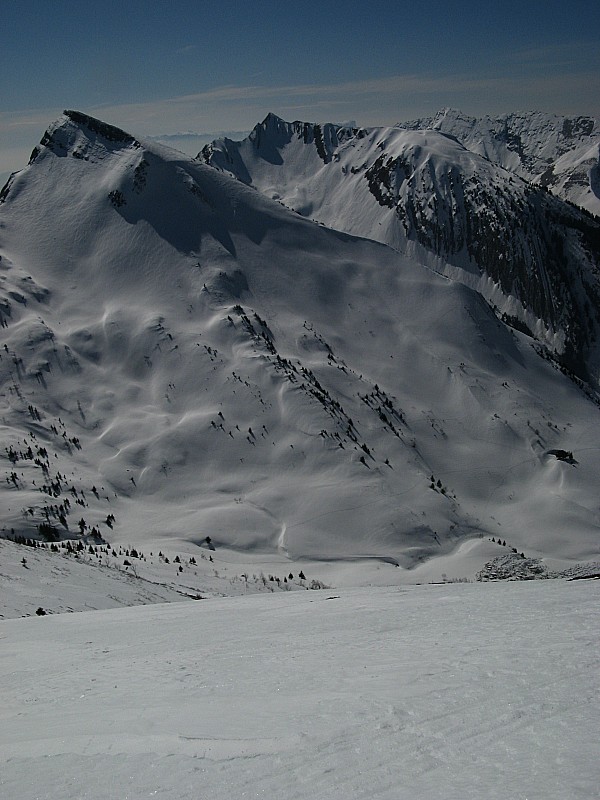 #12 Jolie face de la Pte des Arces : Jolie combe face de la pointe des Arces! Le chalet d Jolie face de la Pte des Arces : Jolie combe face de la pointe des Arces! Le chalet d'Armène sur la pente à droite