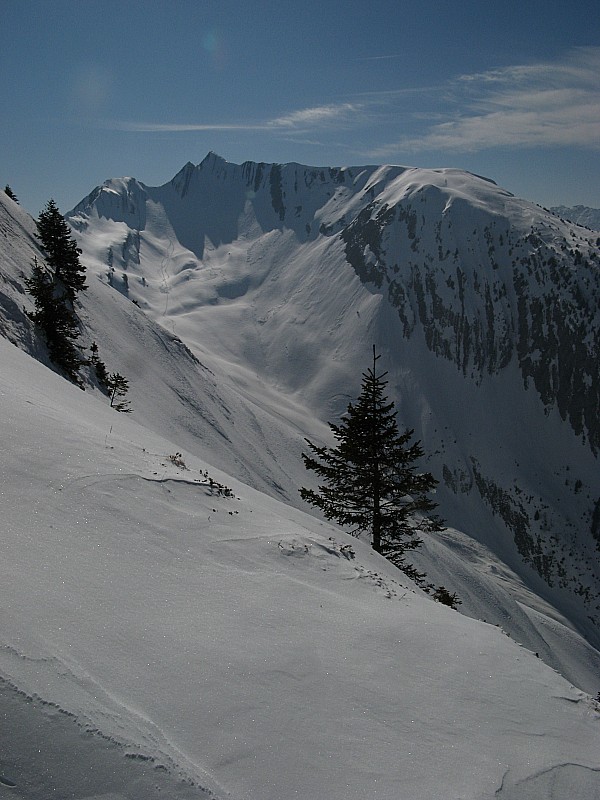 #16 Vue sur la Pte des Arlicots : Belle vue sur la pointe des Arlicots 2060m, belle trace de montée à gauche du sommet et le beau Molard à droite 1961m plus accessible par le chalet Bottier (Très jolie course à faire absolument!) Vue sur la Pte des Arlicots : Belle vue sur la pointe des Arlicots 2060m, belle trace de montée à gauche du sommet et le beau Molard à droite 1961m plus accessible par le chalet Bottier (Très jolie course à faire absolument!)