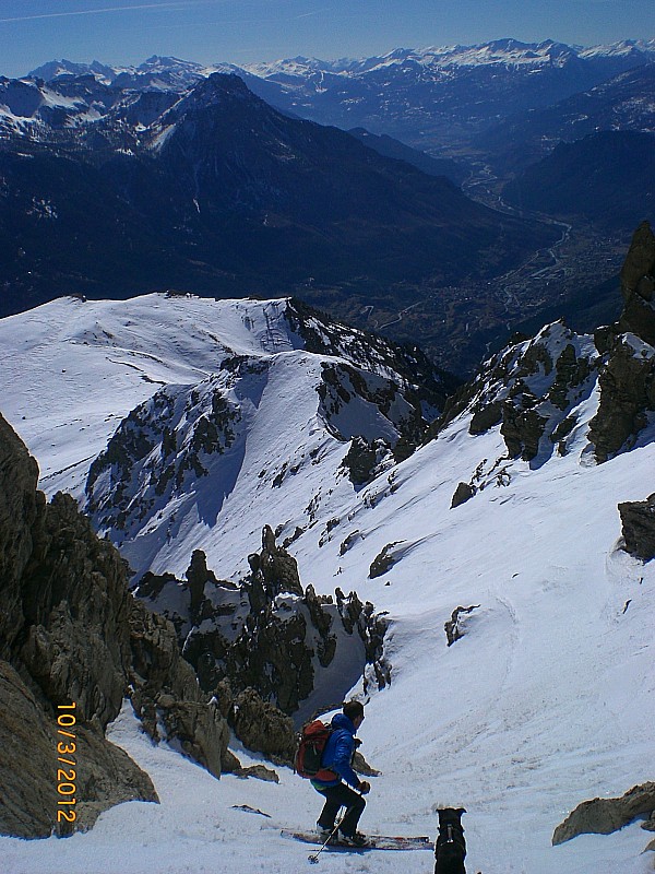 #6 Montbrison : Le couloir SE des Tenailles est encore en bonnes conditions Montbrison : Le couloir SE des Tenailles est encore en bonnes conditions