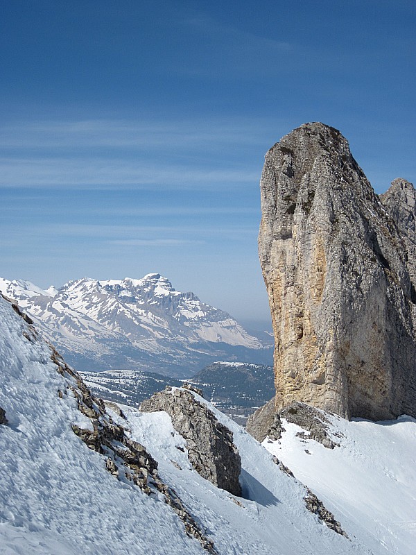 #2 Obiou depuis le Vallon Froid : La belle vue depuis le haut du Vallon Foid Obiou depuis le Vallon Froid : La belle vue depuis le haut du Vallon Foid