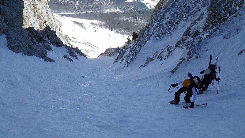 #4 Suite du couloir : Les crampons sont de rigueur Suite du couloir : Les crampons sont de rigueur