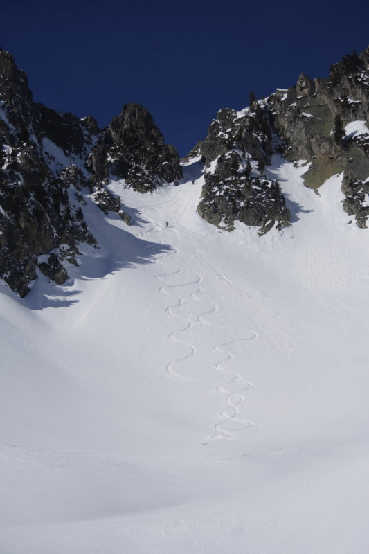 #6 Pas du Gargoton : La descente en face sud Pas du Gargoton : La descente en face sud