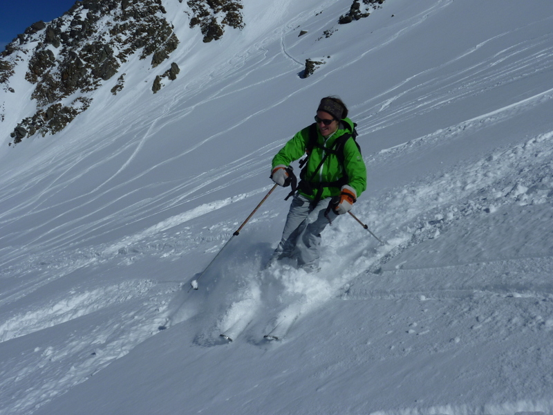 #12 Candice, freeride attitude et gros sourire Candice, freeride attitude et gros sourire
