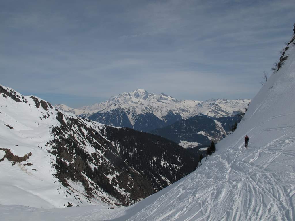 Le chef et le Mont Blanc.