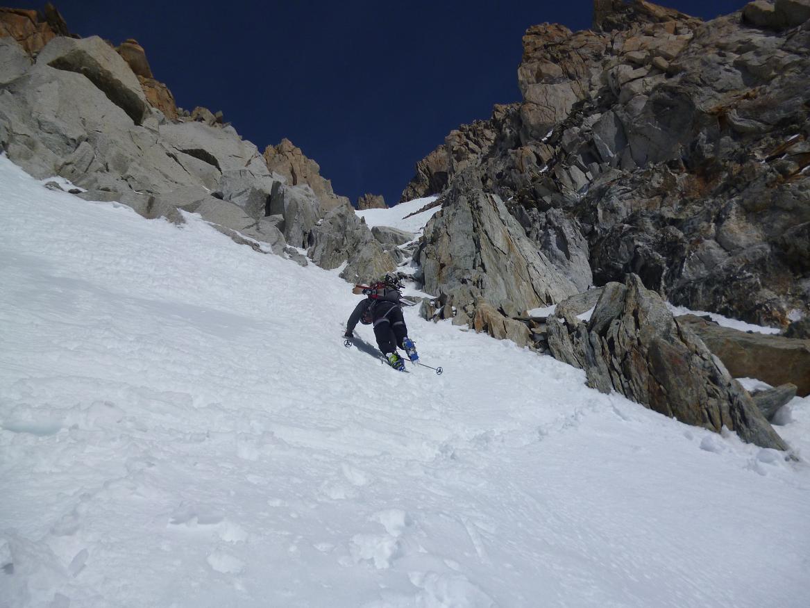 Aguille du Tour : Dans le couloir