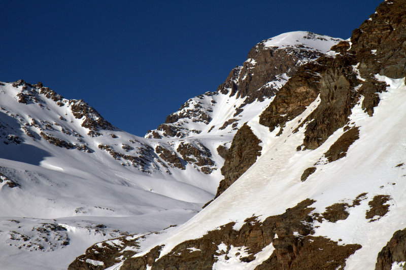 #4 Grande Aiguille Noire : des traces partent du sommet... Grande Aiguille Noire : des traces partent du sommet...