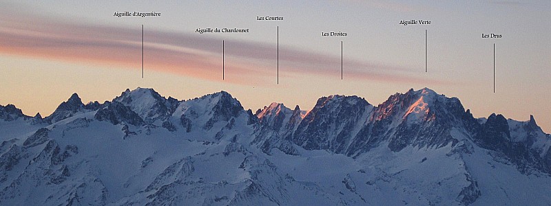 #4 Tour Sallière : lever du soleil sur le bassin d Tour Sallière : lever du soleil sur le bassin d'Argentière