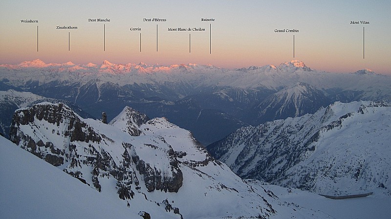 #3 Tour Sallière : coucher de soleil sur le Valais Tour Sallière : coucher de soleil sur le Valais
