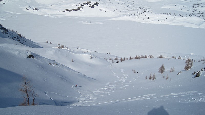 #2 Tour Sallière : descente sur le lac de Salanfe Tour Sallière : descente sur le lac de Salanfe