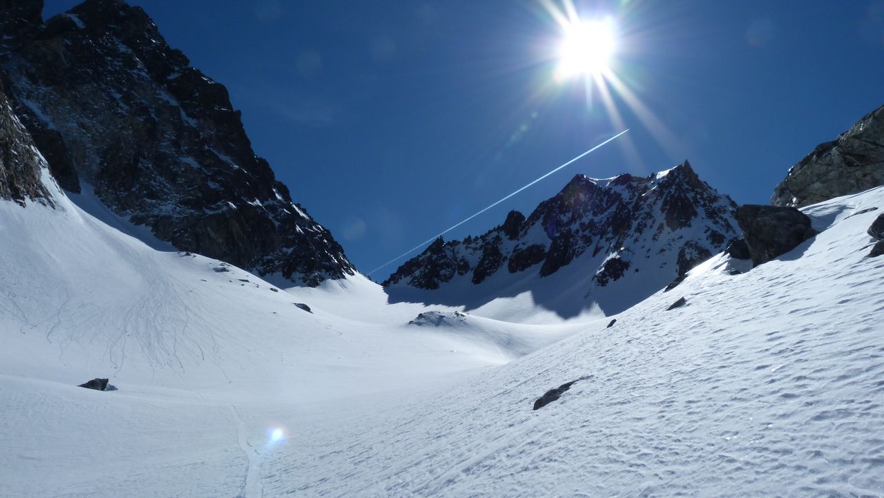Glacier de Combe Madame : En direction du Col du même nom