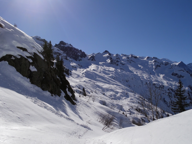 #2 Aiguille de Bérard : La descente vu d Aiguille de Bérard : La descente vu d'en bas.