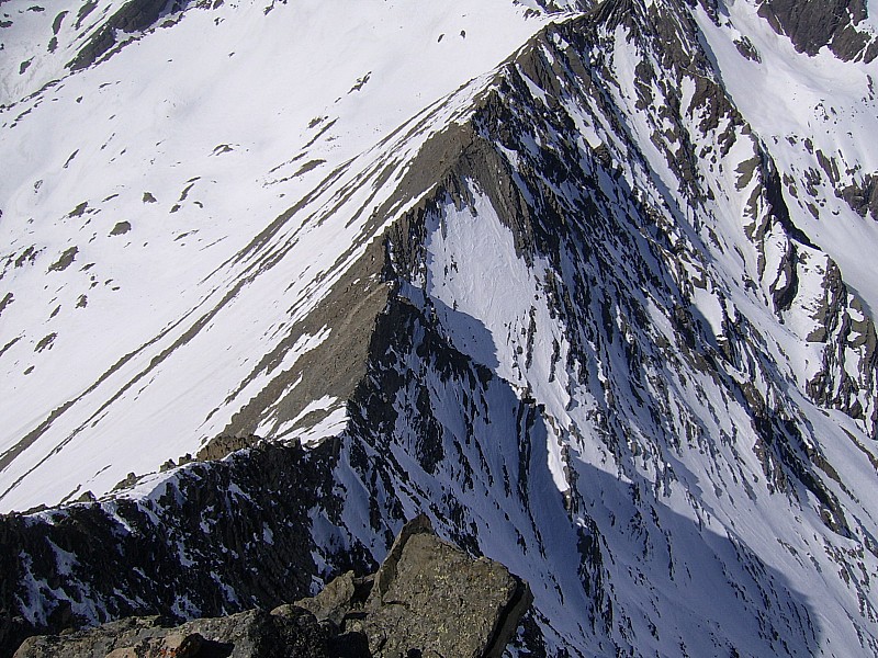 #7 accès au couloir 4.2 : très tendu par la crête accès au couloir 4.2 : très tendu par la crête