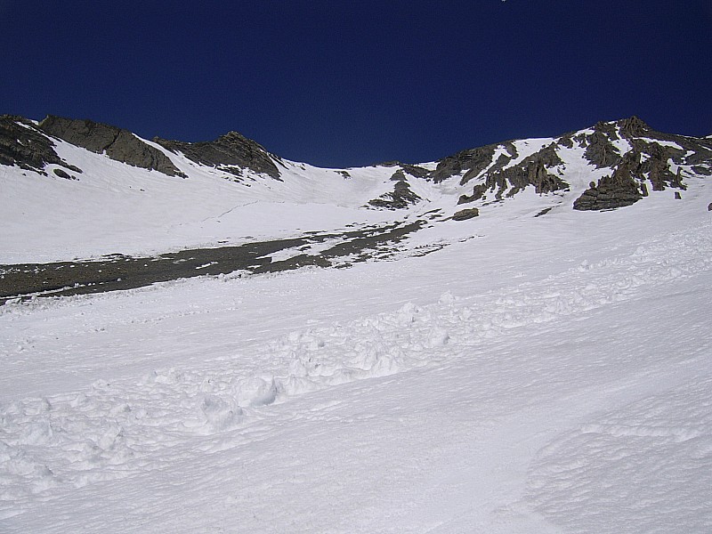 #11 effets de l effets de l'avalanche : décapé jusqu'aux roches