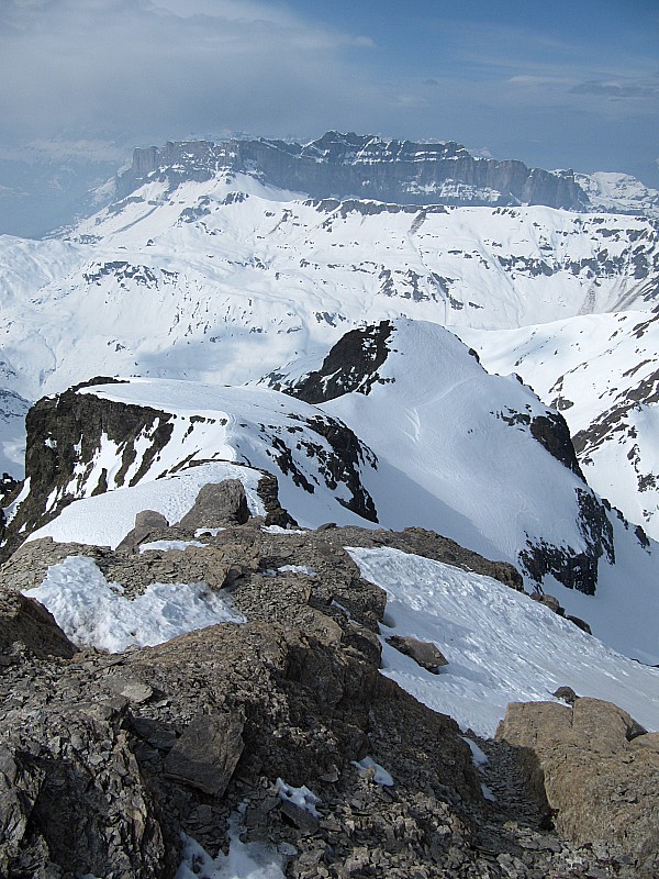 #2 La Pointe Alphonse Favre : depuis l La Pointe Alphonse Favre : depuis l'antécime W de l'Aiguille du Belvédère.