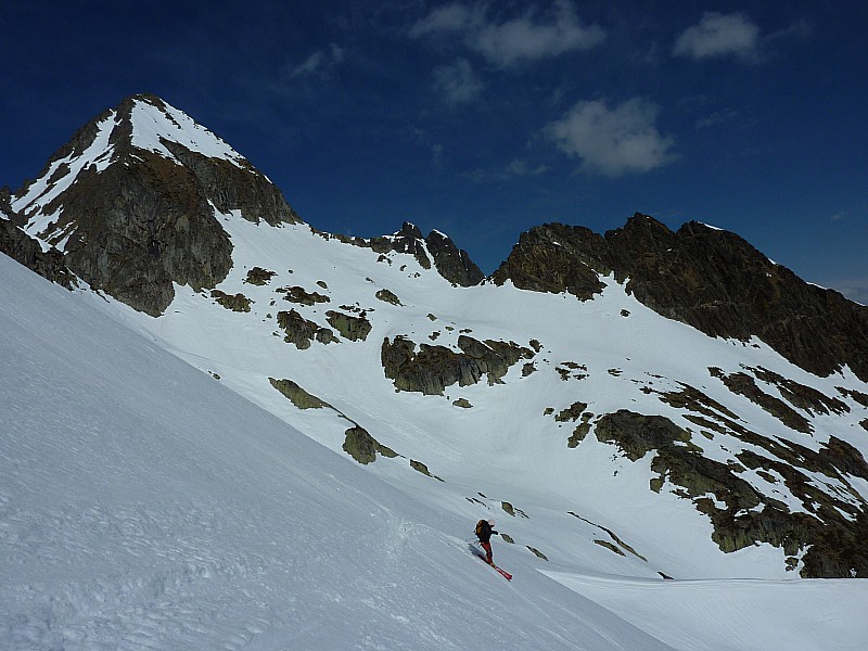 #8 Sous la Pointe du Bacheux : Début de descente moquette Sous la Pointe du Bacheux : Début de descente moquette