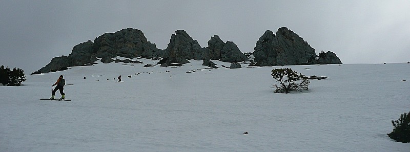 #6 Lances, descente face W : En neige dure, mais avec du grip Lances, descente face W : En neige dure, mais avec du grip