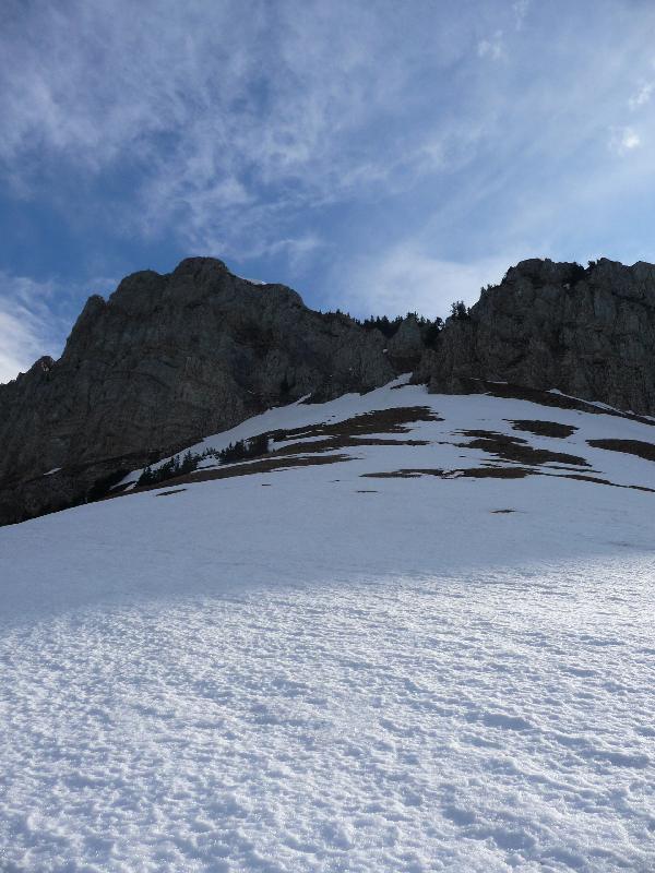 #3 Sous le couloir : Ca commence à manquer de neige... Sous le couloir : Ca commence à manquer de neige...