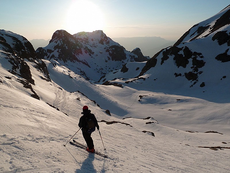 #33 Sous les lacs des Doménons : Pause contemplation et émotion, des couleurs magnifiques en cette fin de journée. Vue sur le Col de la Pra, le Grand Colon. Sous les lacs des Doménons : Pause contemplation et émotion, des couleurs magnifiques en cette fin de journée. Vue sur le Col de la Pra, le Grand Colon.
