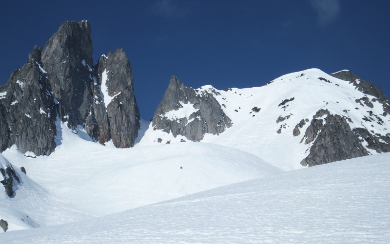 #1 Pointe de balme : La face E sous le soleil Pointe de balme : La face E sous le soleil