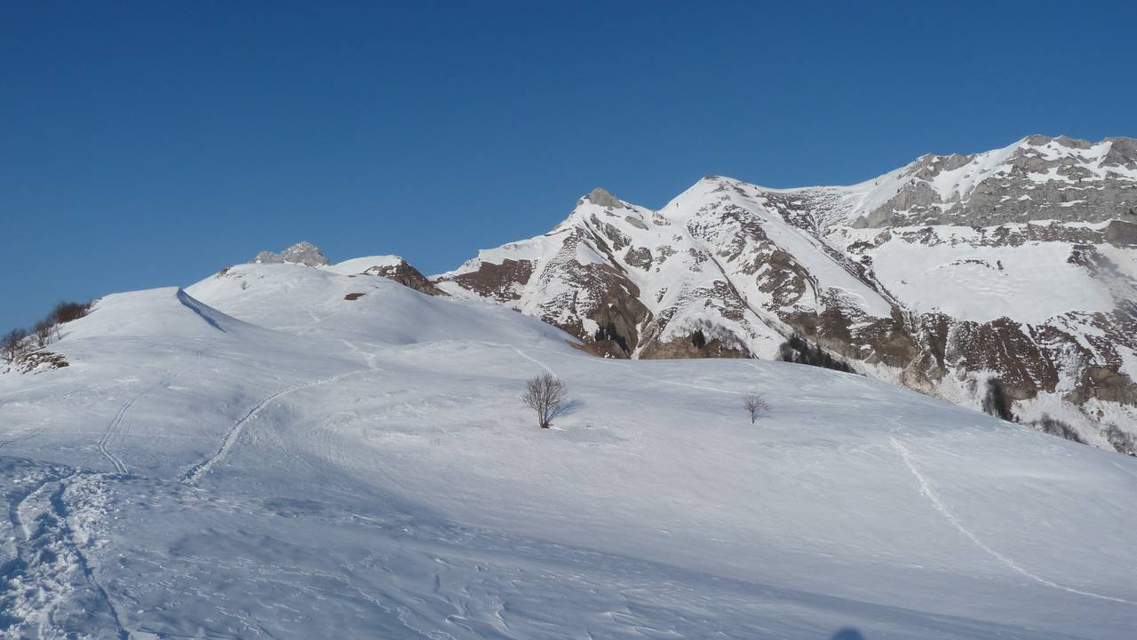 #12 Plan de la Limace : Avant la descente sur le sentier d Plan de la Limace : Avant la descente sur le sentier d'été