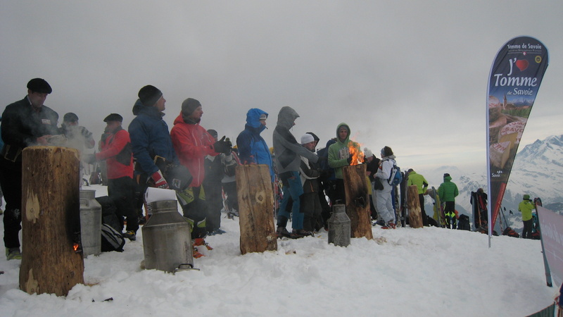 Etape du Grand Mont : cuisine au feu de bois