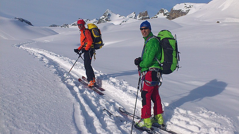 Glacier du clariden : c'est le début du grand beau temps!!