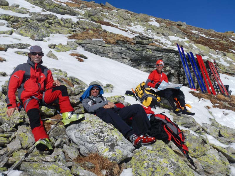 petite pause : chruxlipass avant Etzi hutte