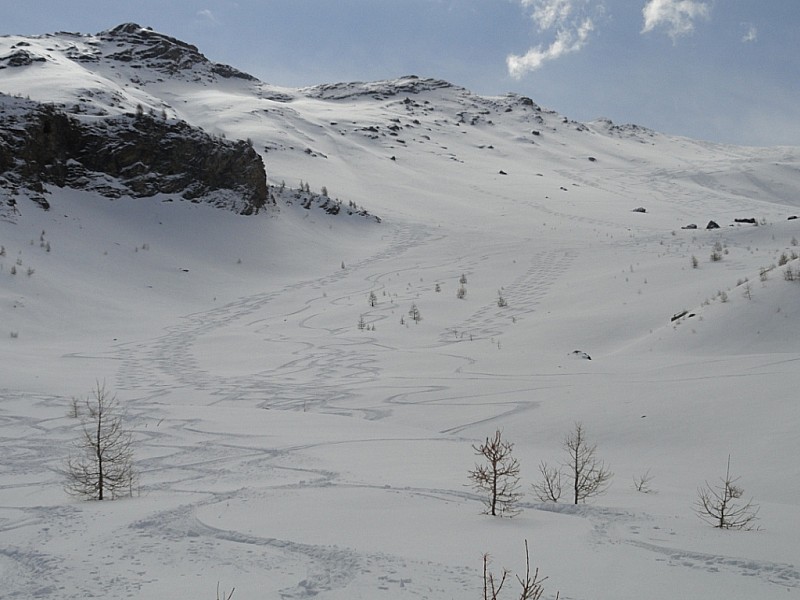 #7 descente : excellent jusqu descente : excellent jusqu'à la cabane