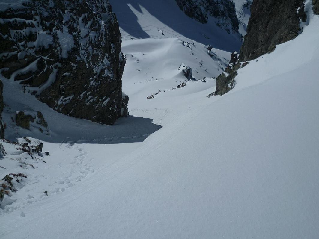 remonter à la breche : Remontée à la brèche qui permet d’accéder au couloir