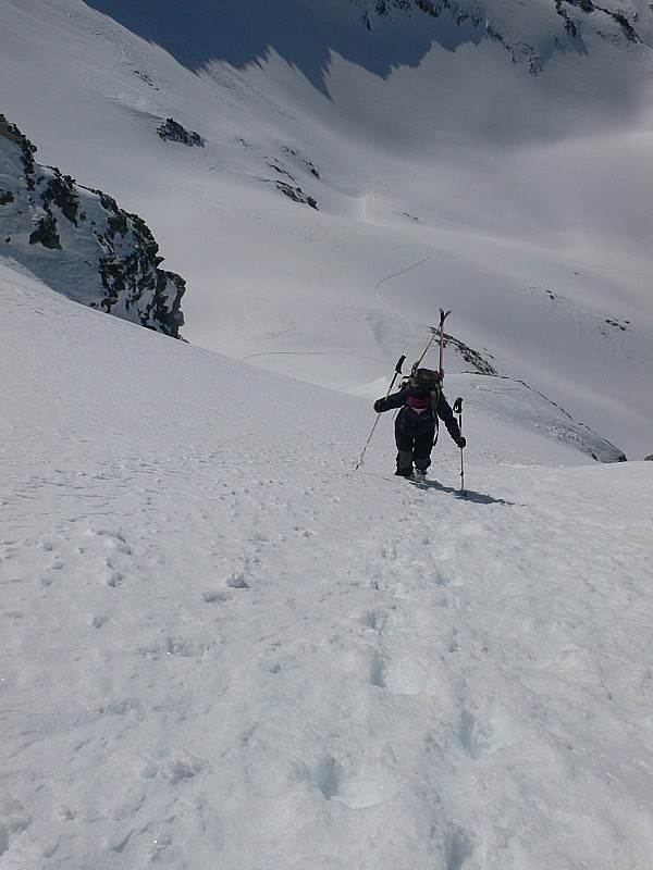 #3 Montée dans le couloir : Albane en plein effort... Montée dans le couloir : Albane en plein effort...