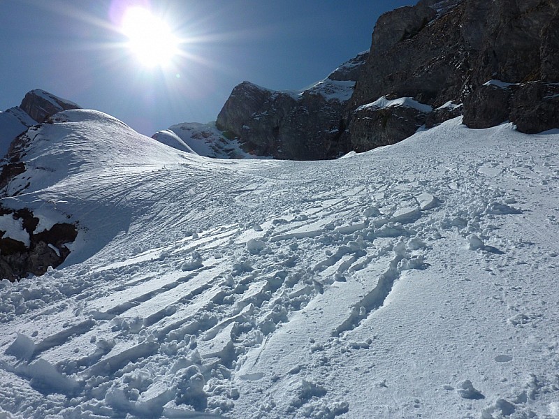 #8 Couloir du Clocher : Partie médiane. Couloir du Clocher : Partie médiane.