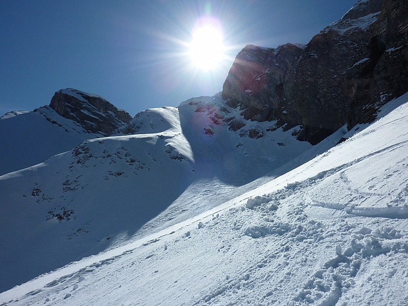 #7 Couloir du Clocher : Partie haute. Couloir du Clocher : Partie haute.