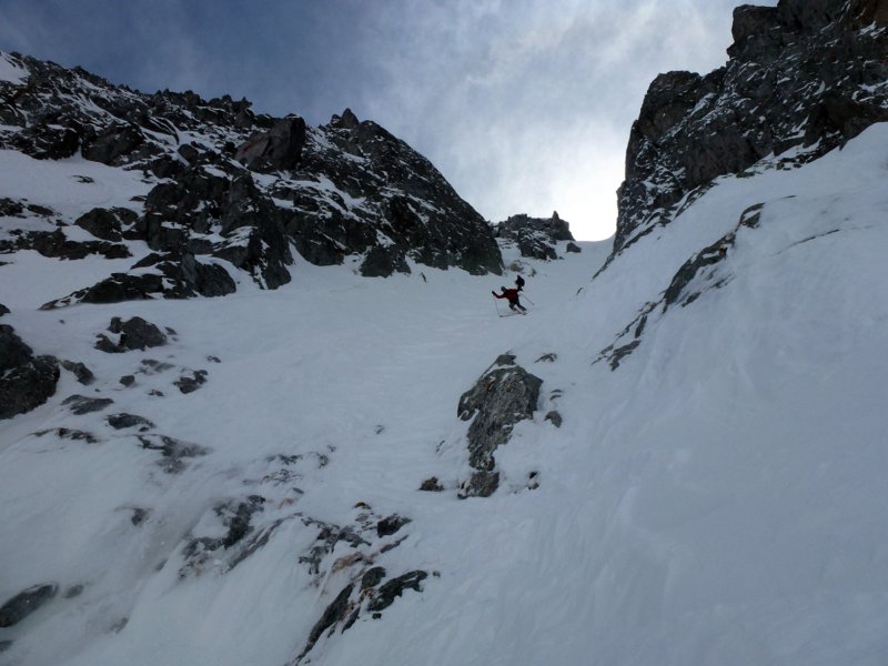 #16 Couloir NW : Au dessus de l Couloir NW : Au dessus de l'étroiture