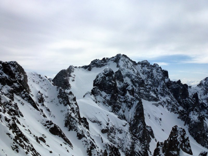 #9 Crête de la Balme : Vue sur le Grand Pic au sommet Crête de la Balme : Vue sur le Grand Pic au sommet