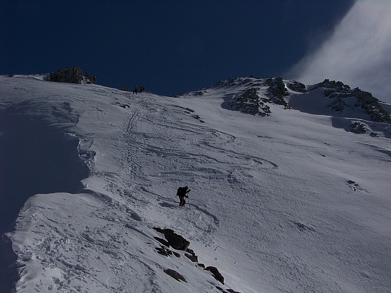 #8 Couloir Combaz : Début de la descente, mise en jambe. Couloir Combaz : Début de la descente, mise en jambe.