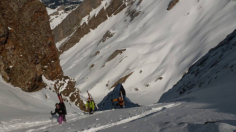 #6 Couloir Combas : Arrivée au col Couloir Combas : Arrivée au col