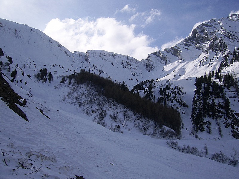 #4 vers le puit d vers le puit d'aération : verrou rocheux du grand vallon