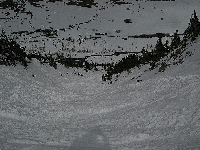#10 Descente du couloir : Descente du couloir de la combe du Lasseron dans une neige transfo assez skiable Descente du couloir : Descente du couloir de la combe du Lasseron dans une neige transfo assez skiable