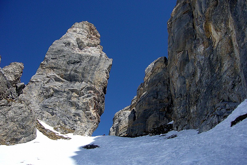 #5 Portetta : brèche donnant sur le Couloir du Biol Portetta : brèche donnant sur le Couloir du Biol