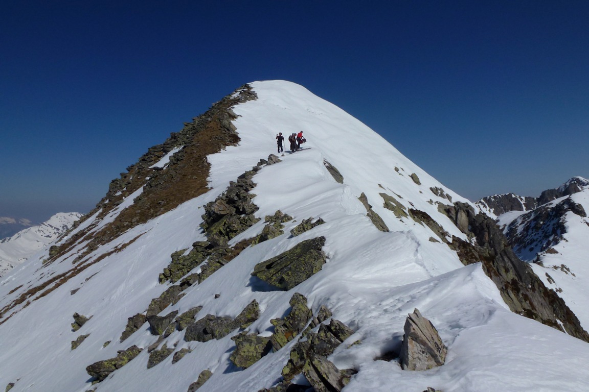 #18 L L'arête finale : A l'approche du sommet.