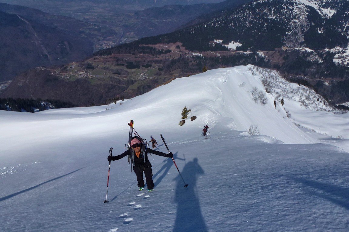 #13 Vue plongeante : Avec Florence dans la trace. Vue plongeante : Avec Florence dans la trace.