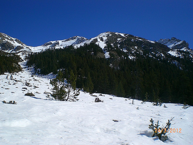 Escalinade : retour a la piste