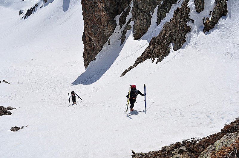 #11 Montée au ressaut sous la Portette Montée au ressaut sous la Portette